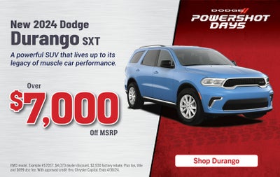 New 2024 Dodge Durango SXT