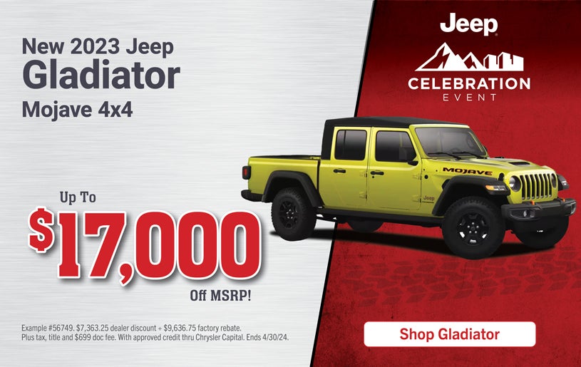New 2023 Jeep Gladiator